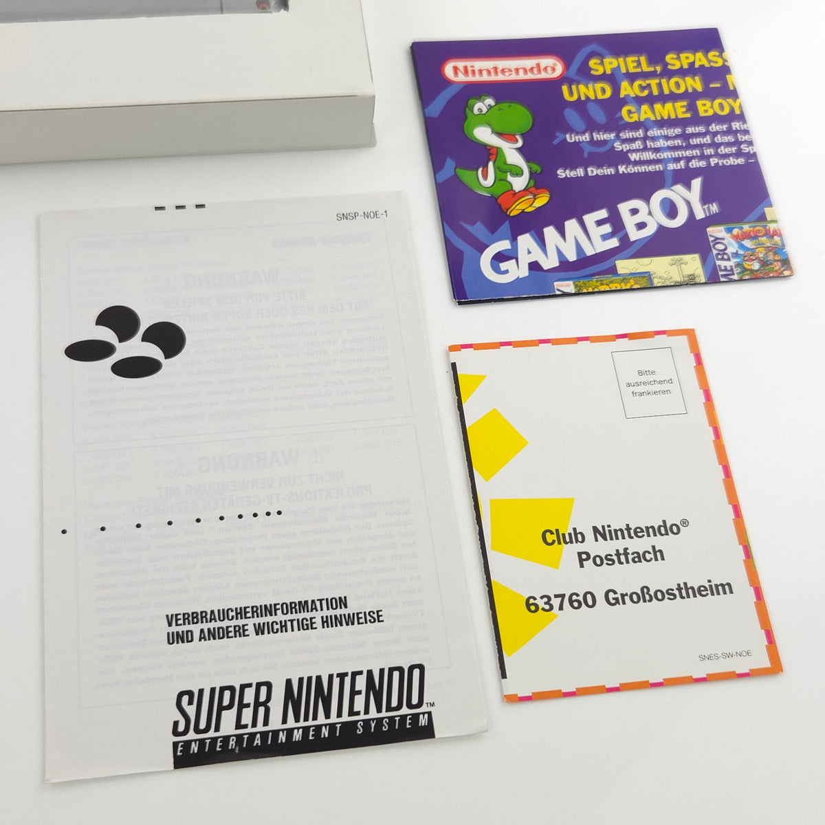 Super Nintendo Spiel – Super Mario World 2 Yoshis Island OVP