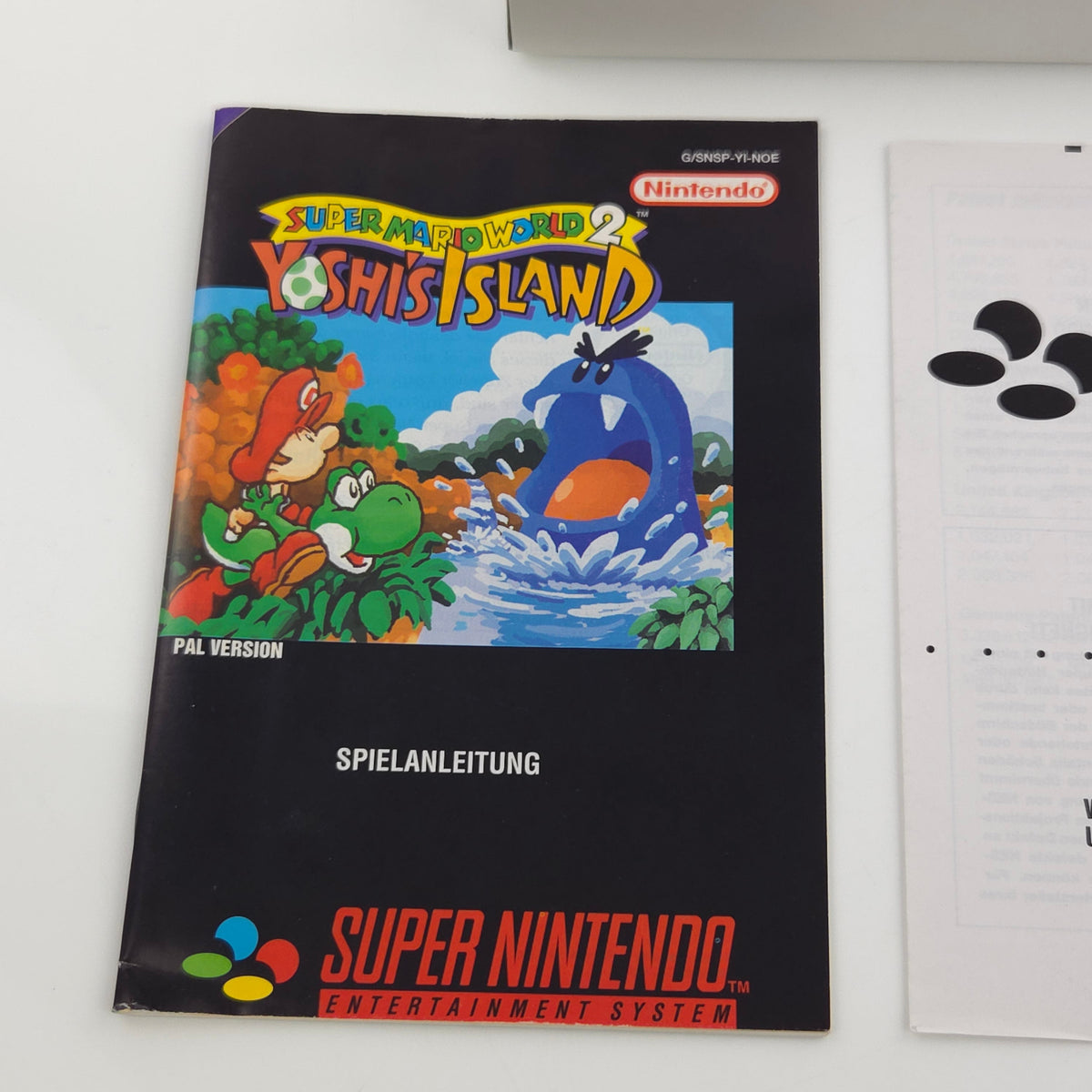 Super Nintendo Spiel – Super Mario World 2 Yoshis Island OVP