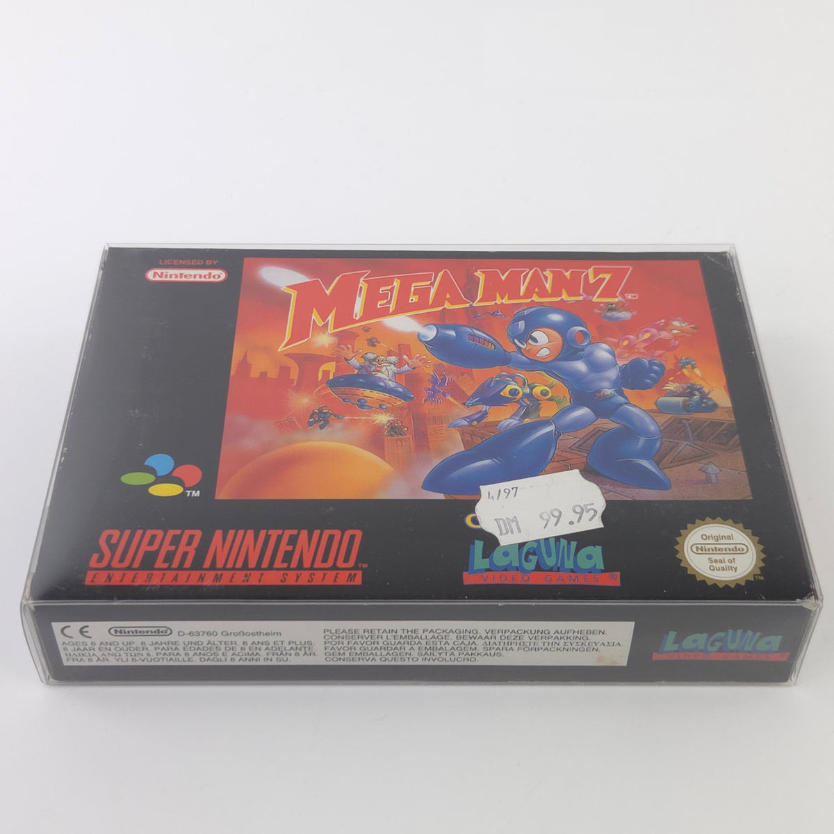 Super Nintendo Spiel – Mega Man 7 (OVP PAL)