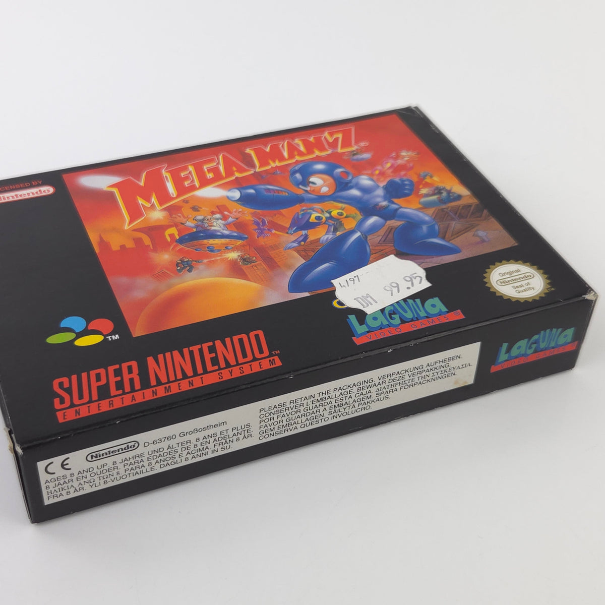 Super Nintendo Spiel – Mega Man 7 (OVP PAL)