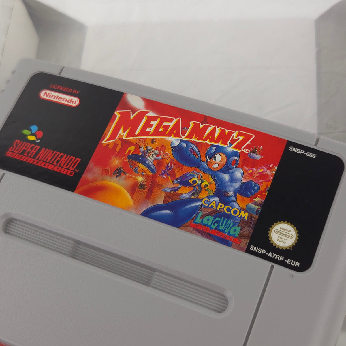 Super Nintendo Spiel – Mega Man 7 (OVP PAL)