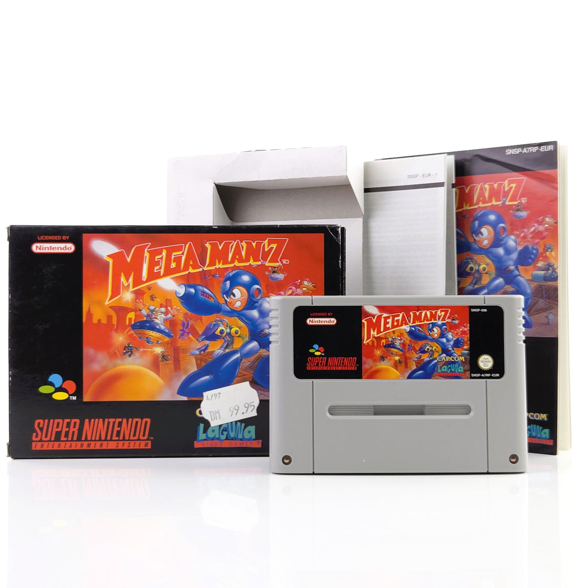 Super Nintendo Spiel – Mega Man 7 (OVP PAL)