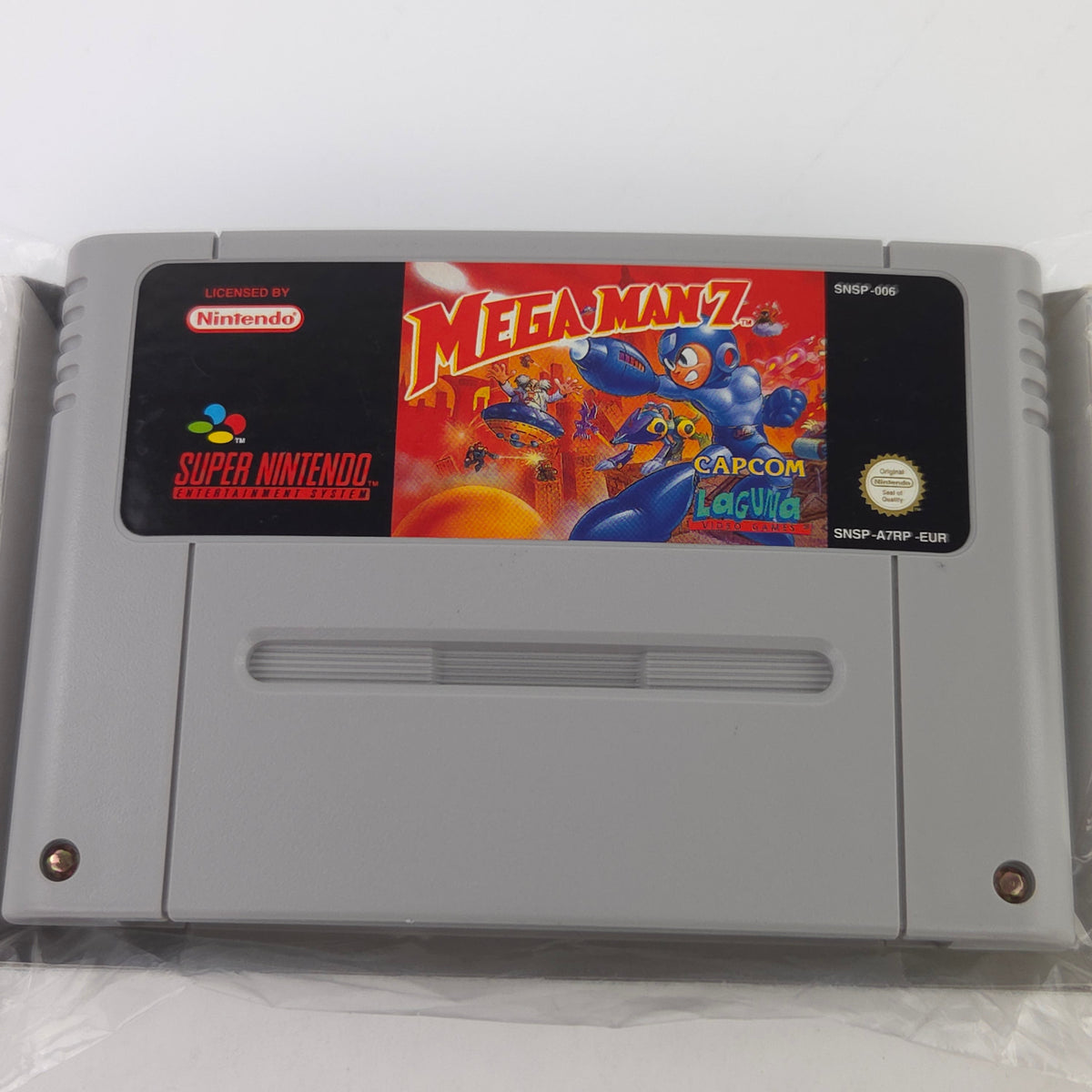 Super Nintendo Spiel – Mega Man 7 (OVP PAL)