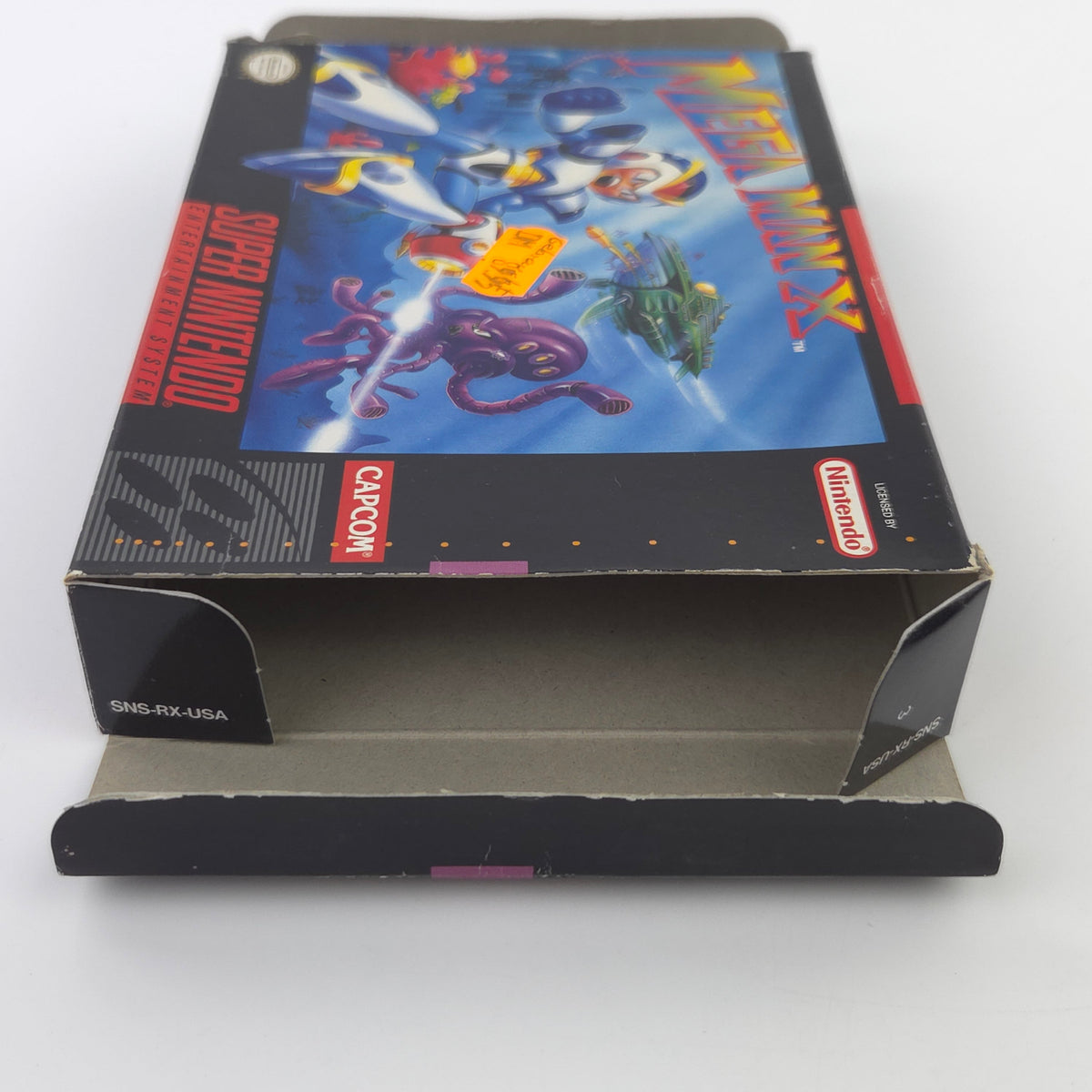 Super Nintendo Spiel – Mega Man X (SNES OVP)