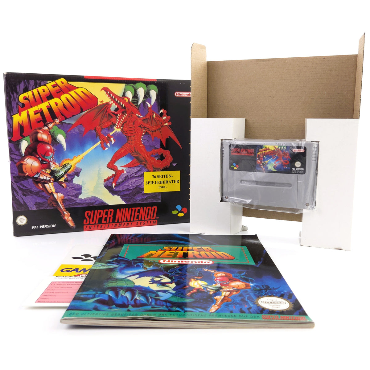 Super Nintendo Spiel – Super Metroid (SNES OVP PAL)