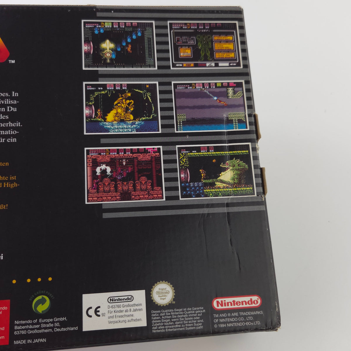 Super Nintendo Spiel – Super Metroid (SNES OVP PAL)