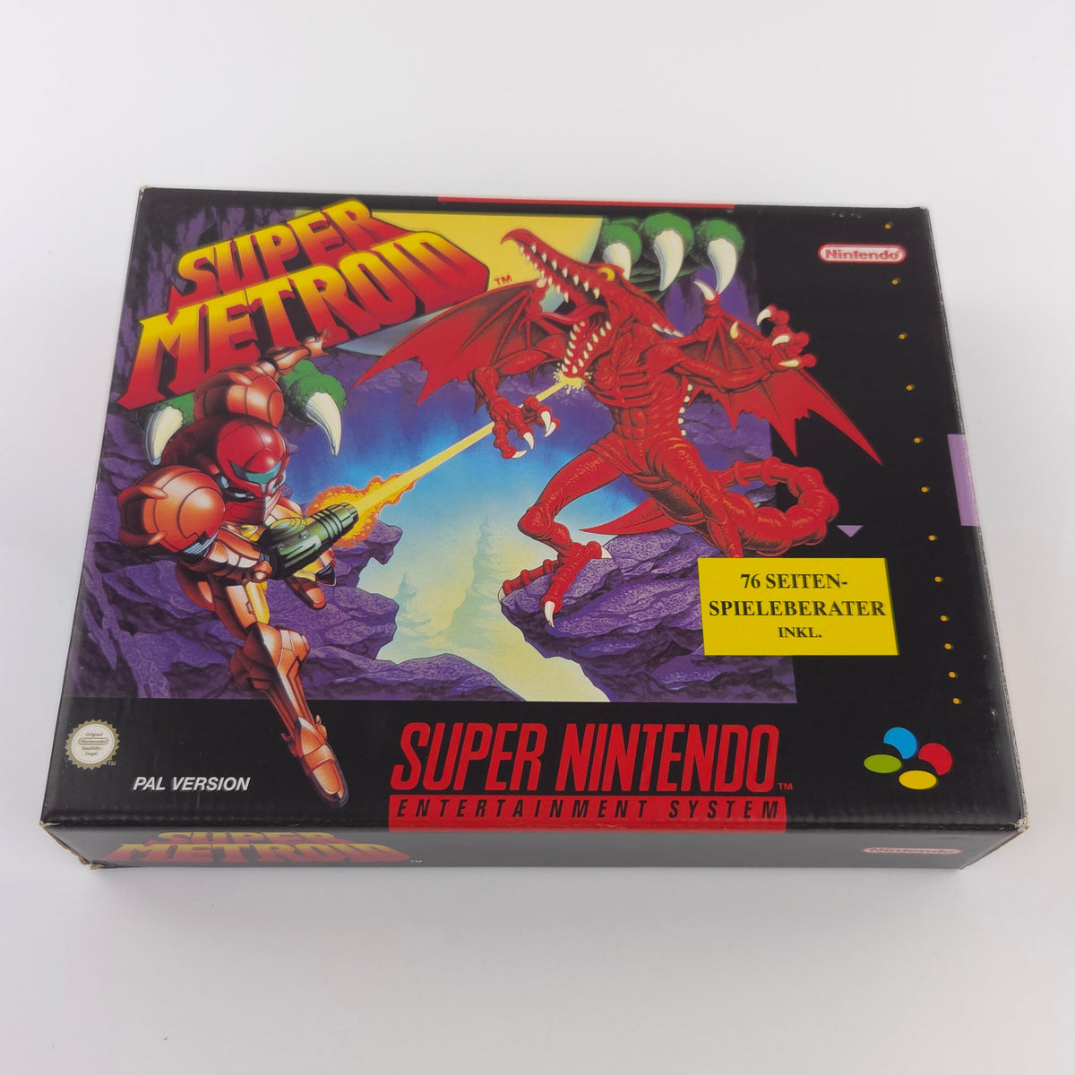 Super Nintendo Spiel – Super Metroid (SNES OVP PAL)