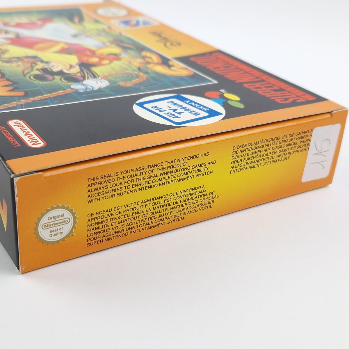 Super Nintendo Spiel – Mickey Mania OVP PAL CIB SNES Disney