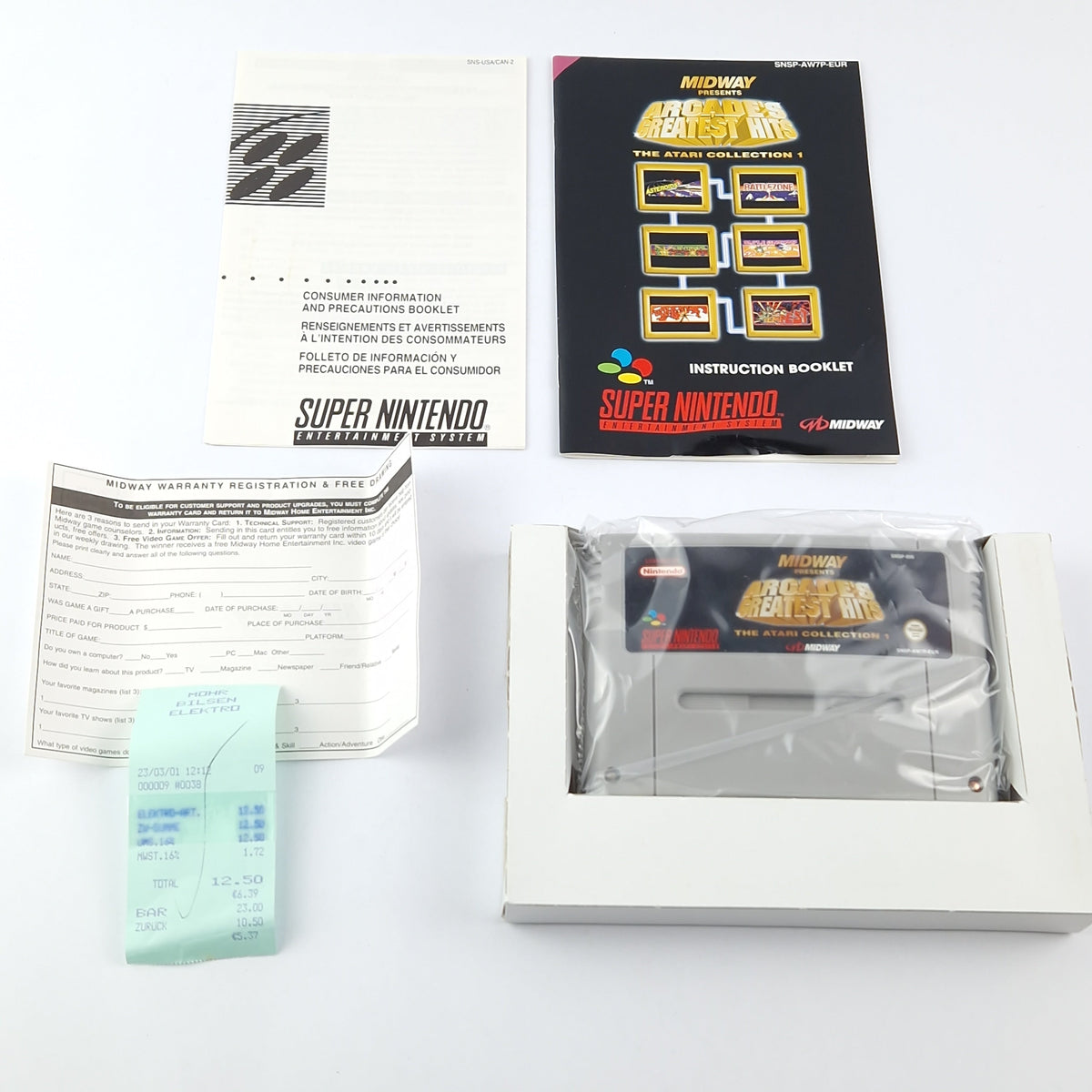 Super Nintendo Spiel – Midway Arcades Greatest Hits OVP