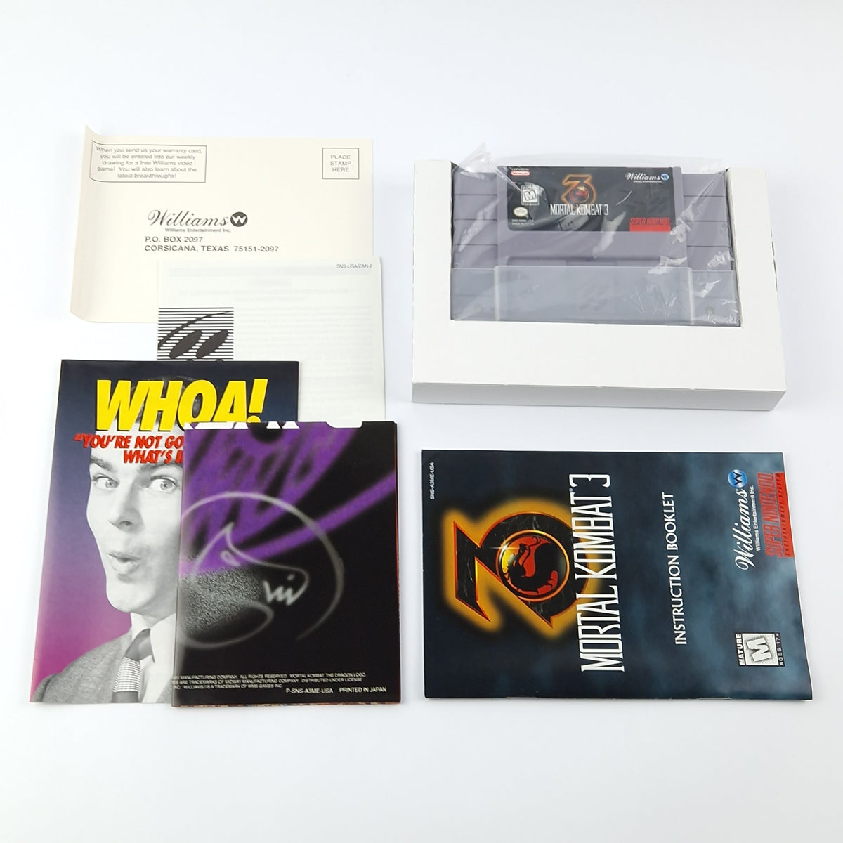 Super Nintendo Spiel – Mortal Kombat 3 OVP SNES USA
