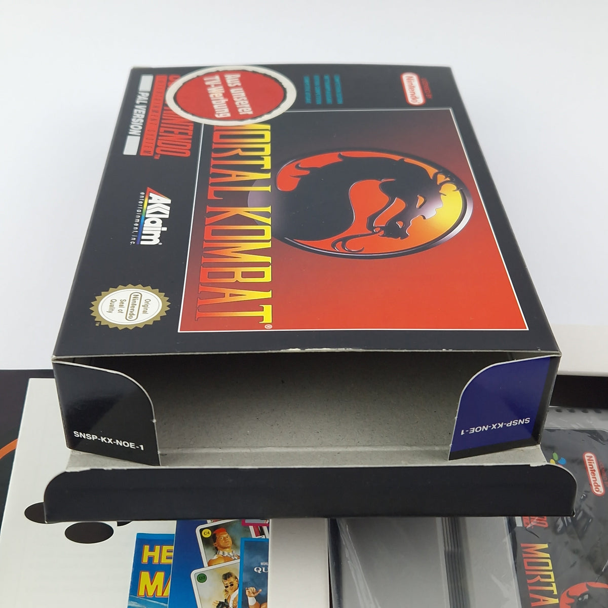 Super Nintendo Spiel – Mortal Kombat OVP CIB PAL EUR