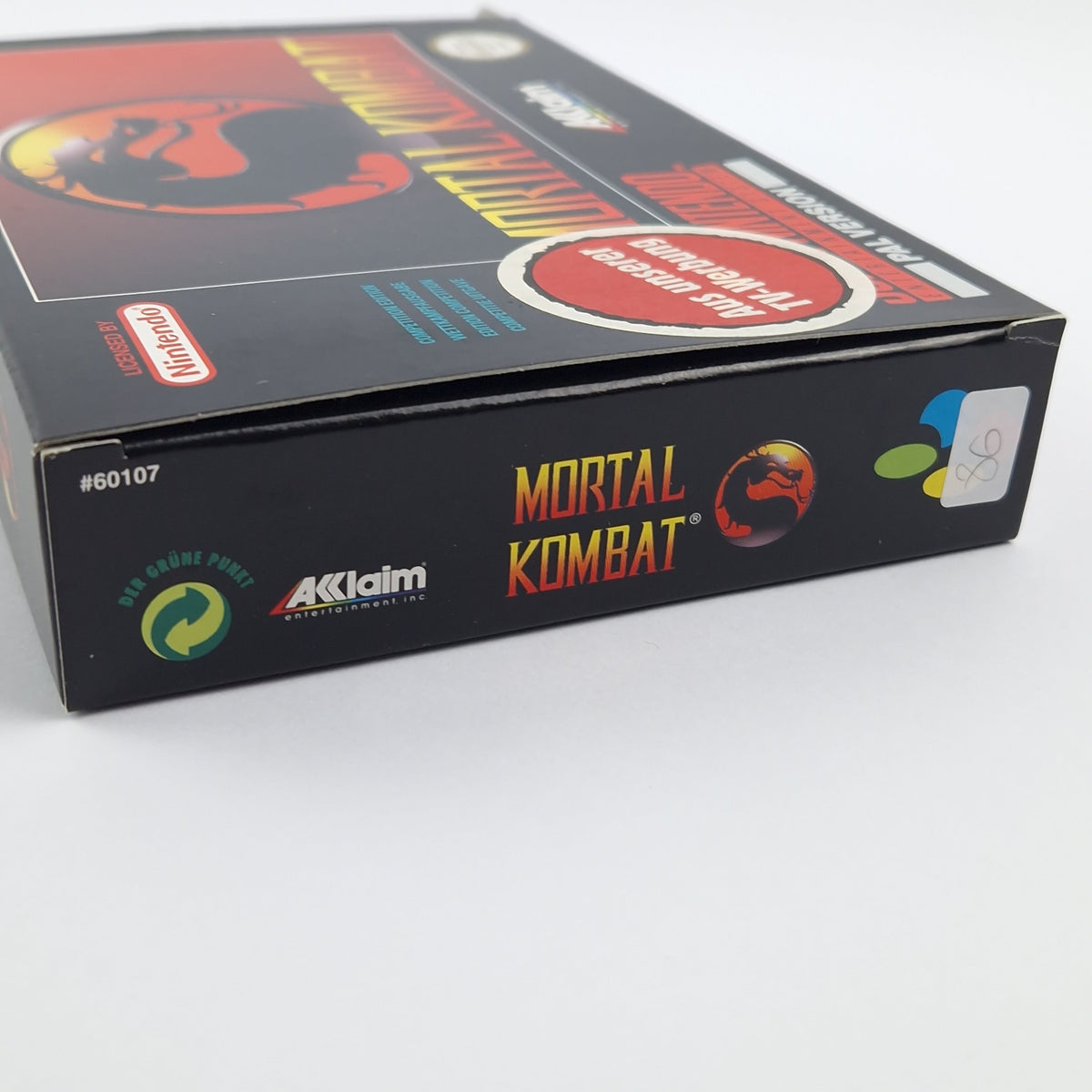 Super Nintendo Spiel – Mortal Kombat OVP CIB PAL EUR