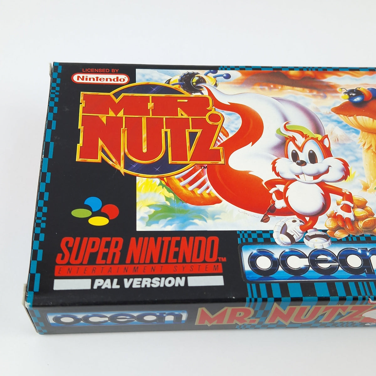 Super Nintendo Spiel – Mr. Nutz Modul Anleitung OVP PAL