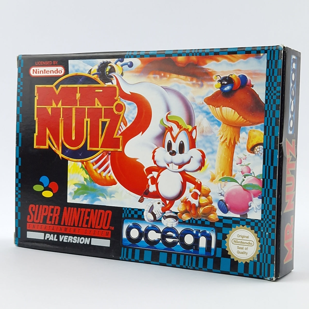 Super Nintendo Spiel – Mr. Nutz Modul Anleitung OVP PAL