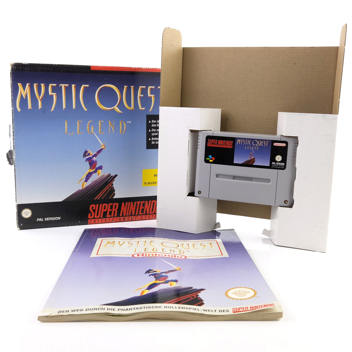 Super Nintendo Spiel – Mystic Quest Legend OVP PAL
