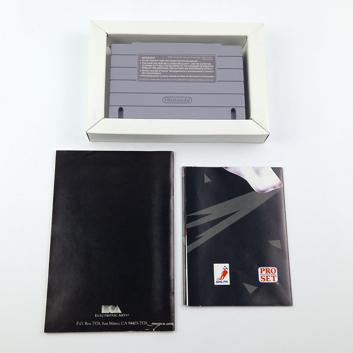 Super Nintendo Spiel – NHLPA Hockey 93 OVP Anleitung SNES