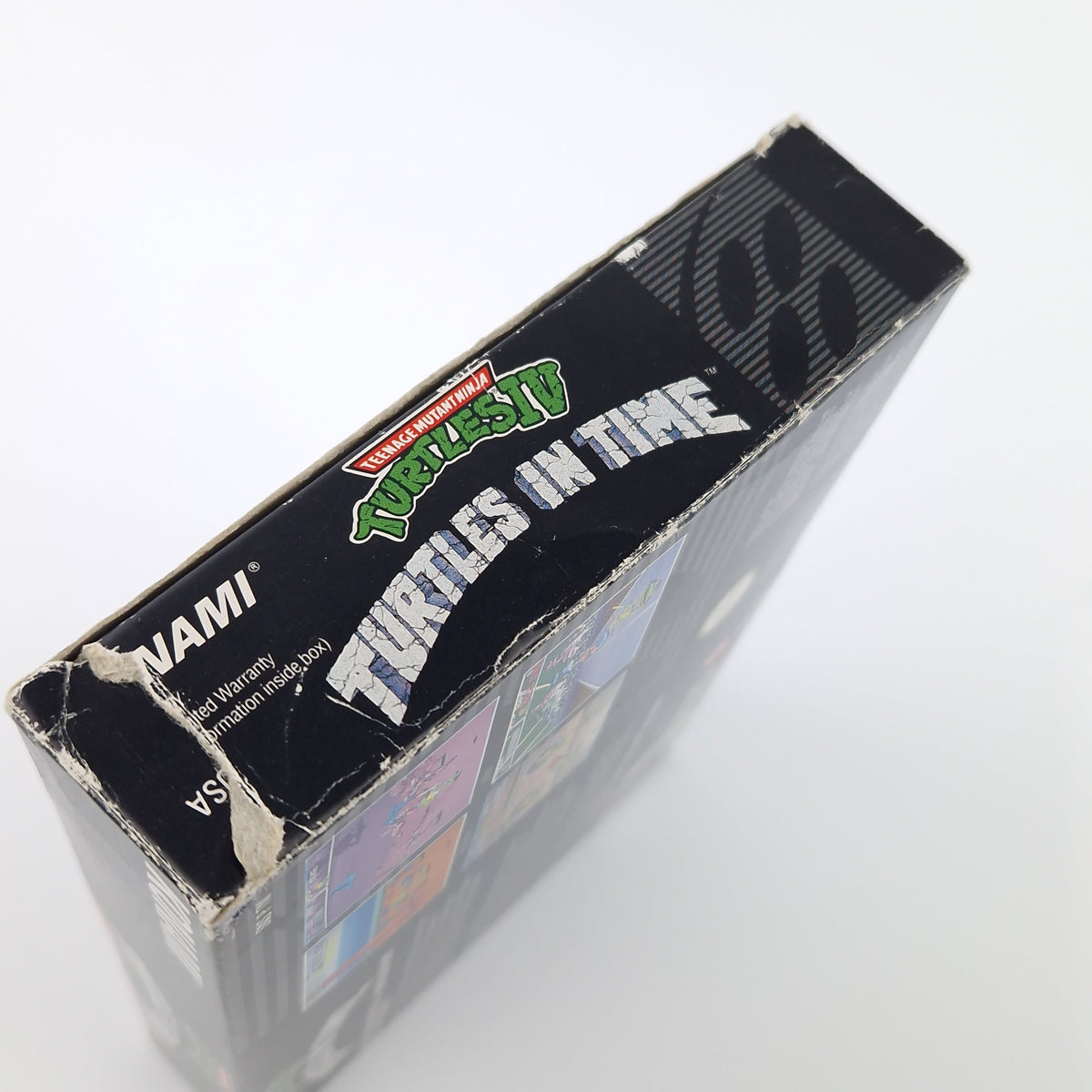 Super Nintendo Spiel – Ninja Turtles IV Turtles in Time OVP