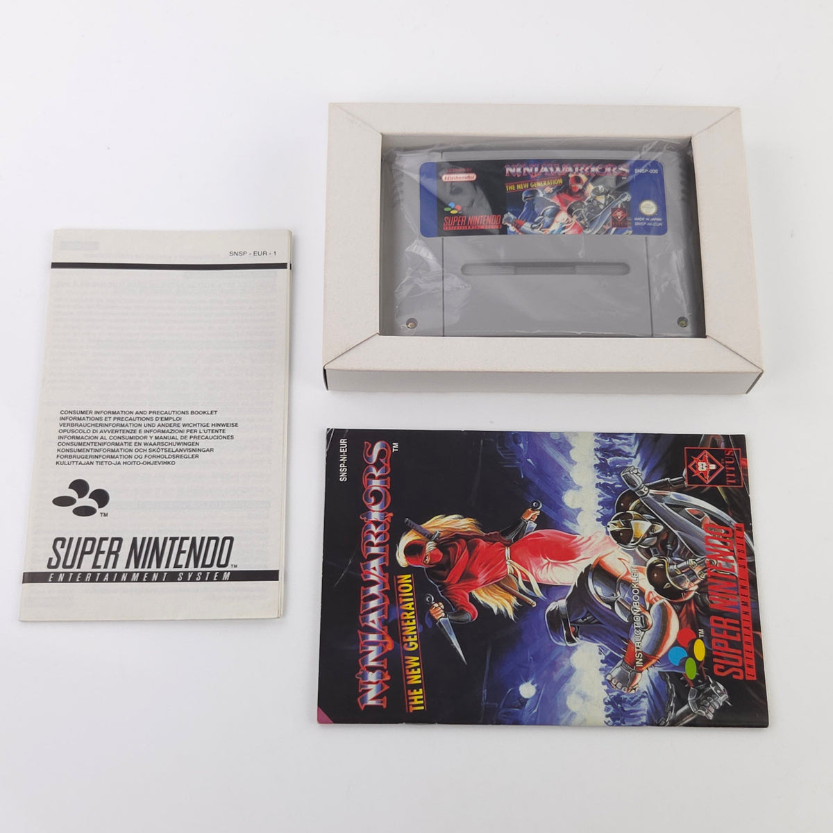 Super Nintendo Spiel – Ninja Warriors (SNES OVP)