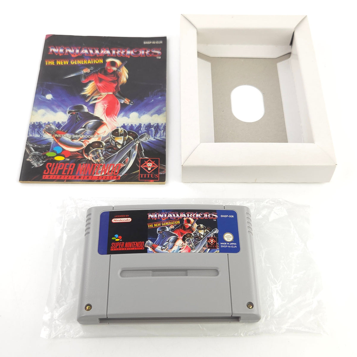 Super Nintendo Spiel Ninja Warriors OVP