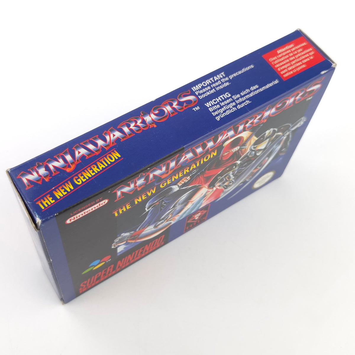 Super Nintendo Spiel Ninja Warriors OVP PAL EUR