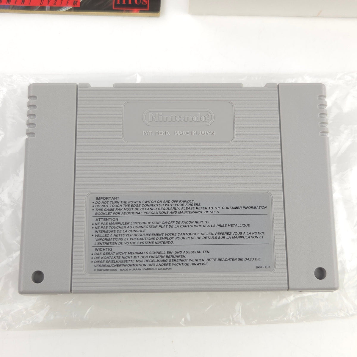 Super Nintendo Spiel Ninja Warriors OVP