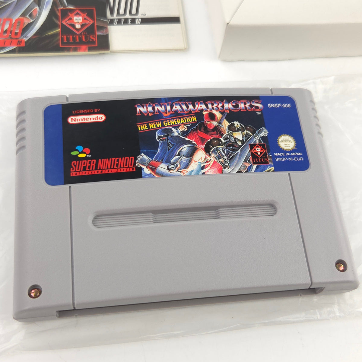 Super Nintendo Spiel Ninja Warriors OVP
