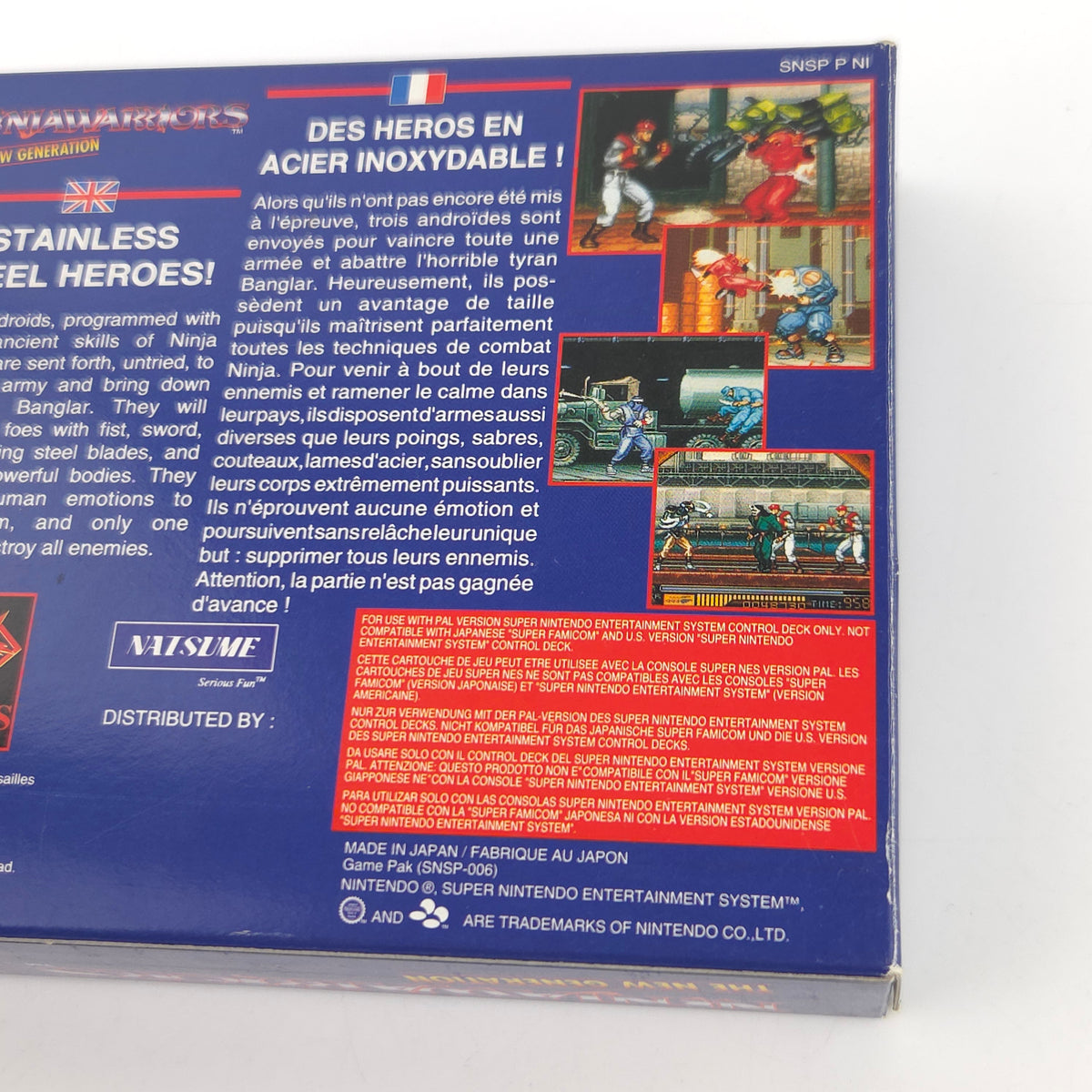 Super Nintendo Spiel Ninja Warriors OVP