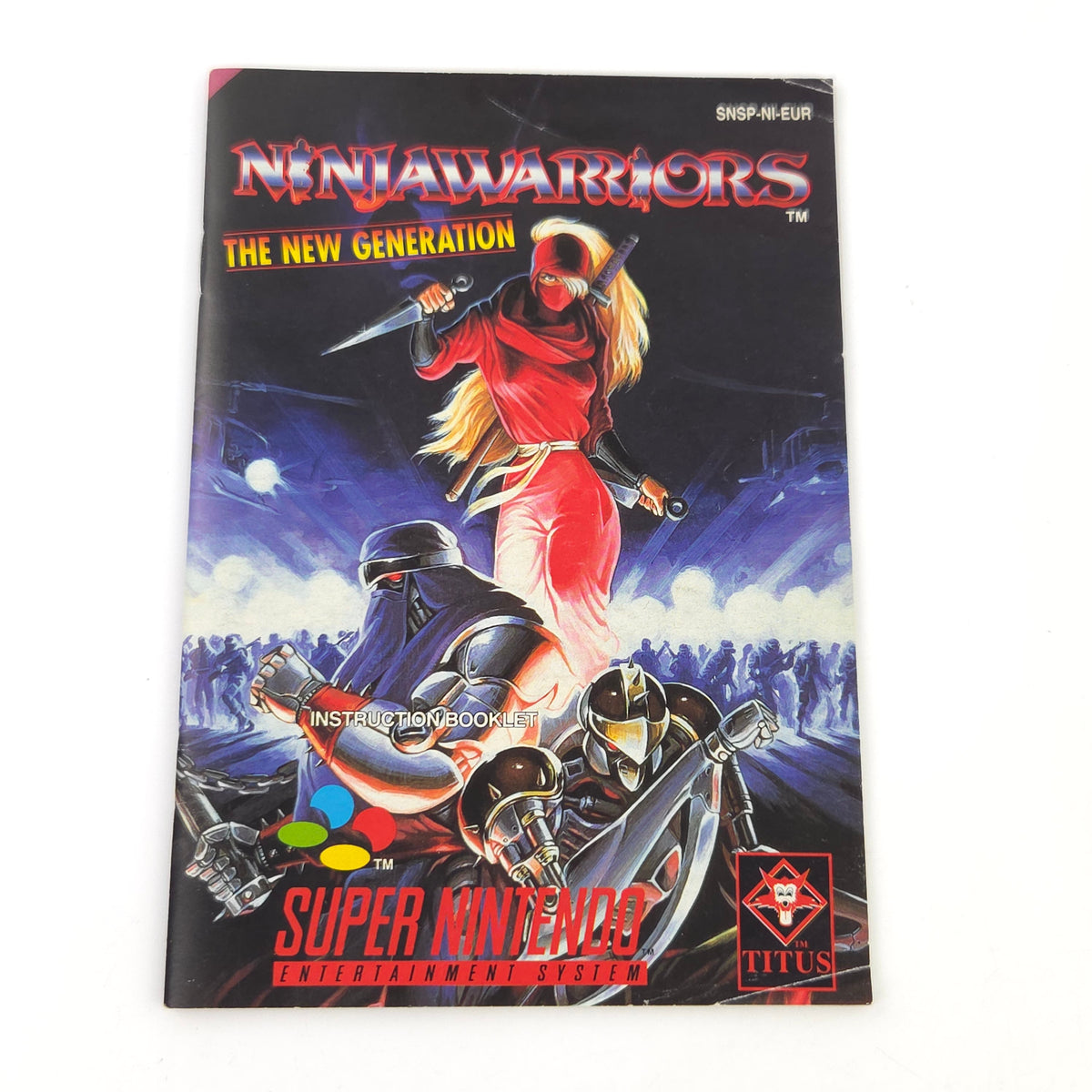 Super Nintendo Spiel Ninja Warriors OVP PAL EUR