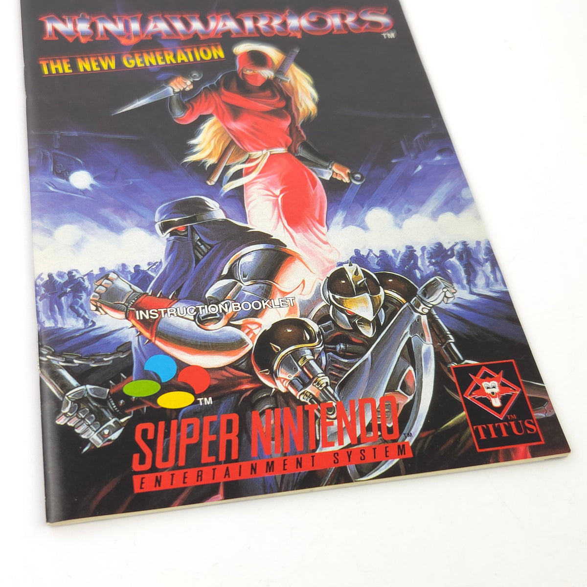 Super Nintendo Spiel Ninja Warriors OVP