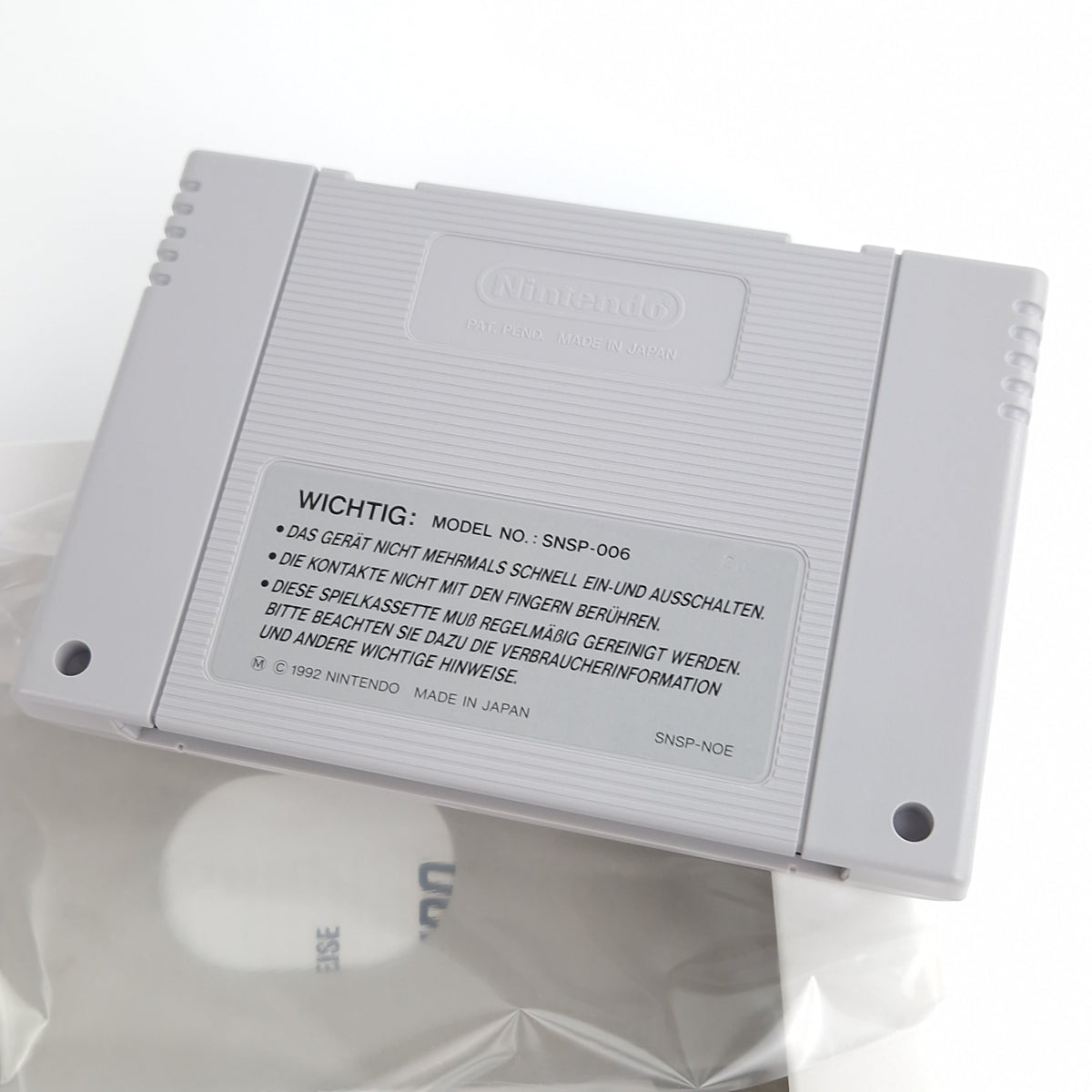 Super Nintendo Spiel – Super Pang OVP CIB PAL NOE