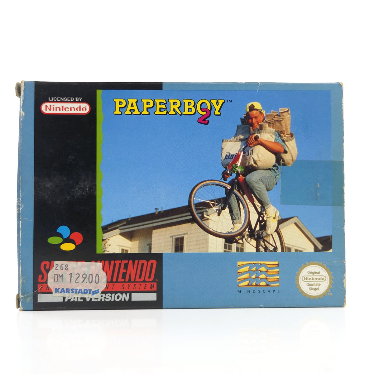 Super Nintendo Spiel Paperboy 2 OVP PAL DE