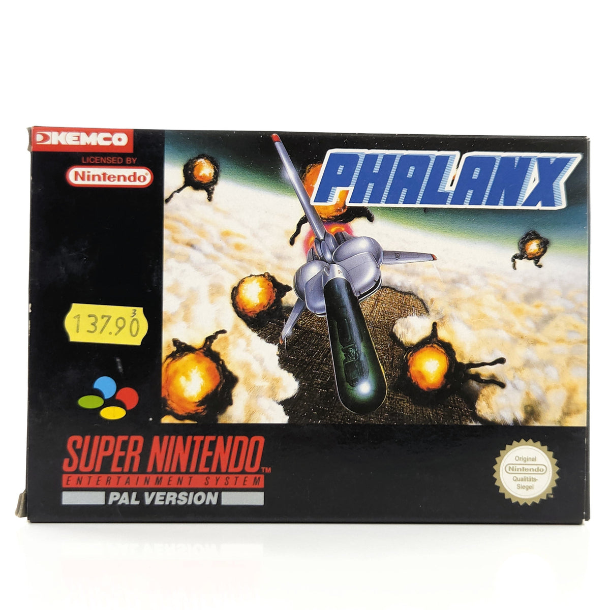 Super Nintendo Spiel Phalanx Komplett OVP PAL NOE