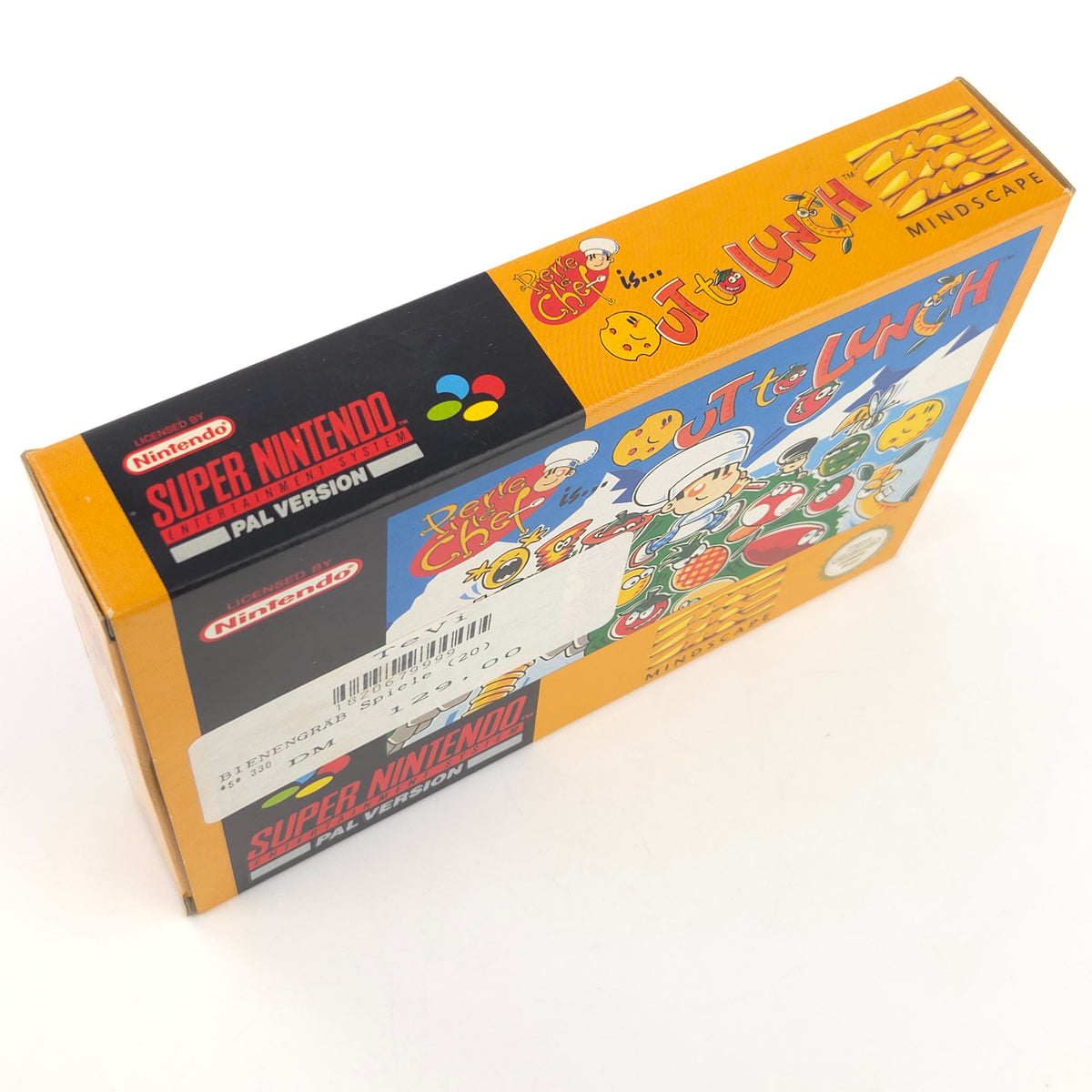 Super Nintendo Spiel Pierre le Chef OVP PAL