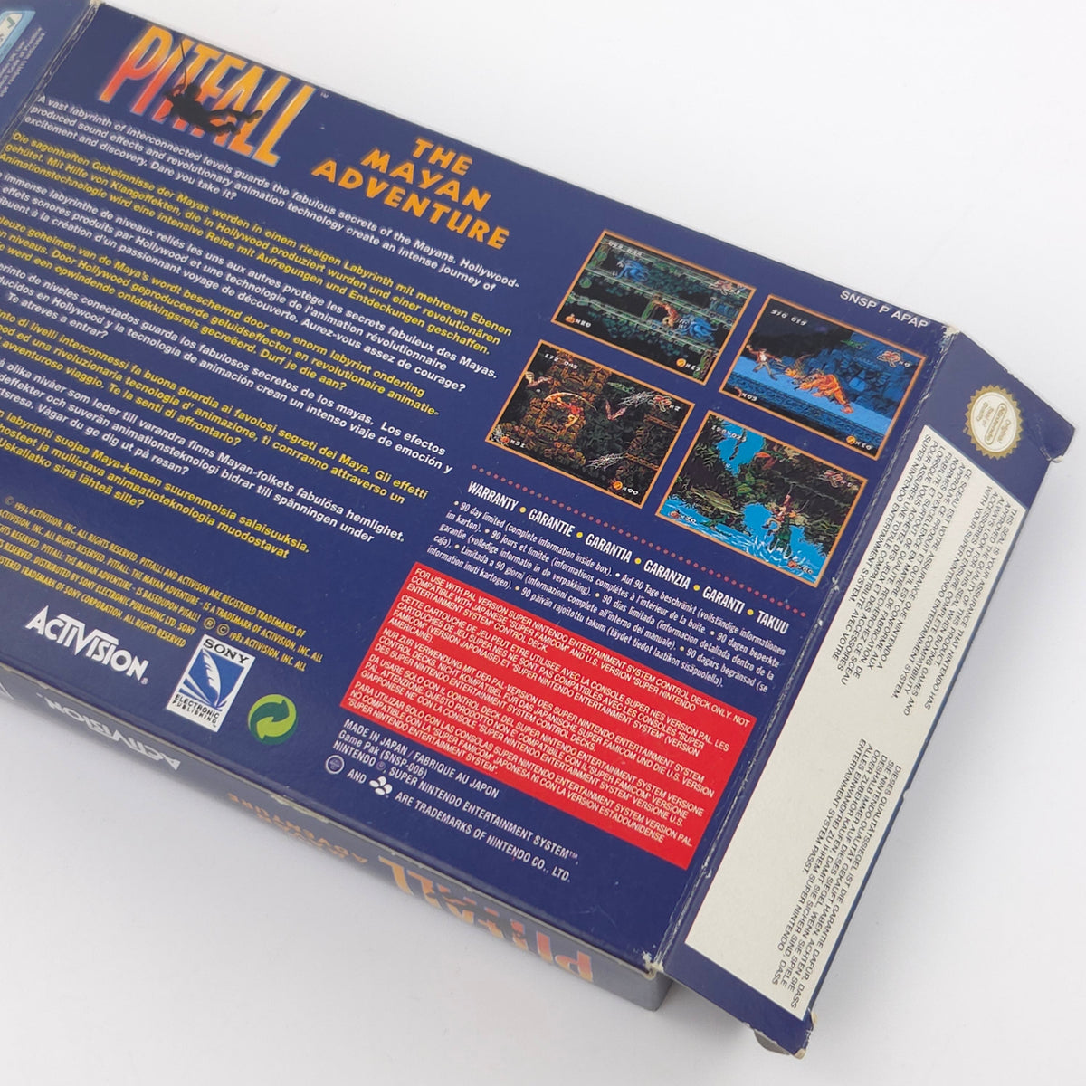 Super Nintendo Spiel – Pitfall The Mayan Adventure SNES