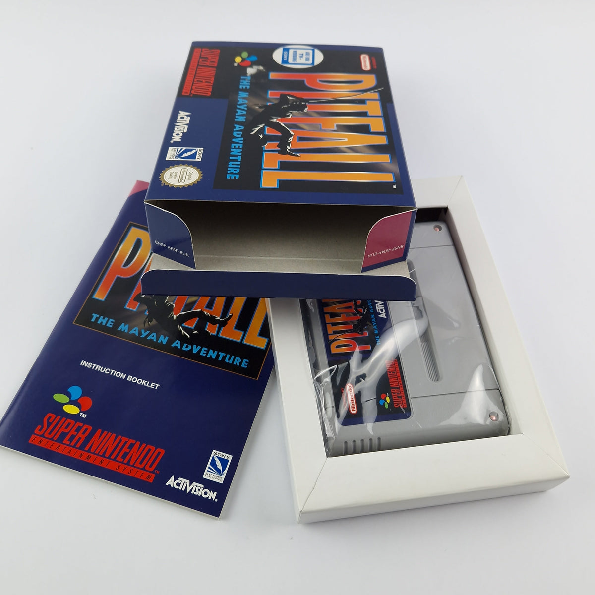Super Nintendo Spiel – Pitfall The Mayan Adventure OVP PAL