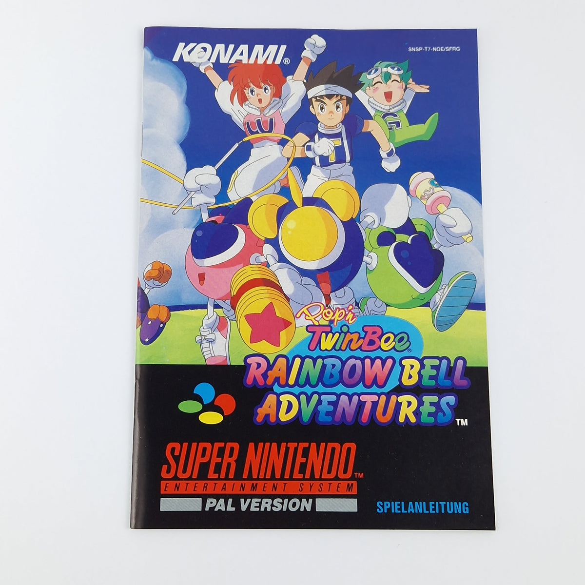 Super Nintendo Spiel – Popn TwinBee Rainbow Bell (OVP PAL)