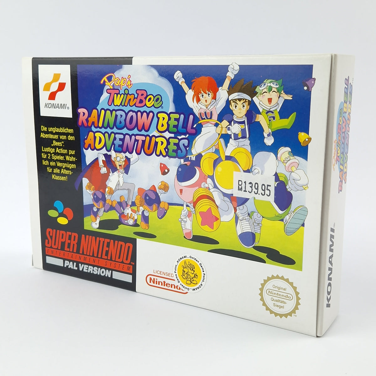 Super Nintendo Spiel – Popn TwinBee Rainbow Bell (OVP PAL)