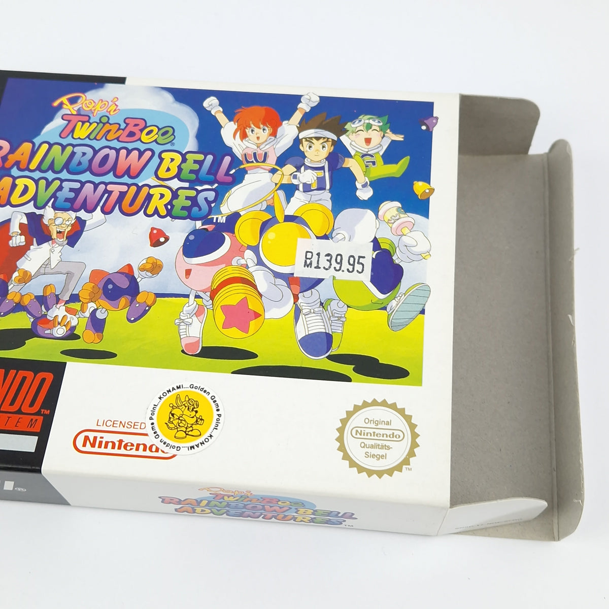 Super Nintendo Spiel – Popn TwinBee Rainbow Bell (OVP PAL)