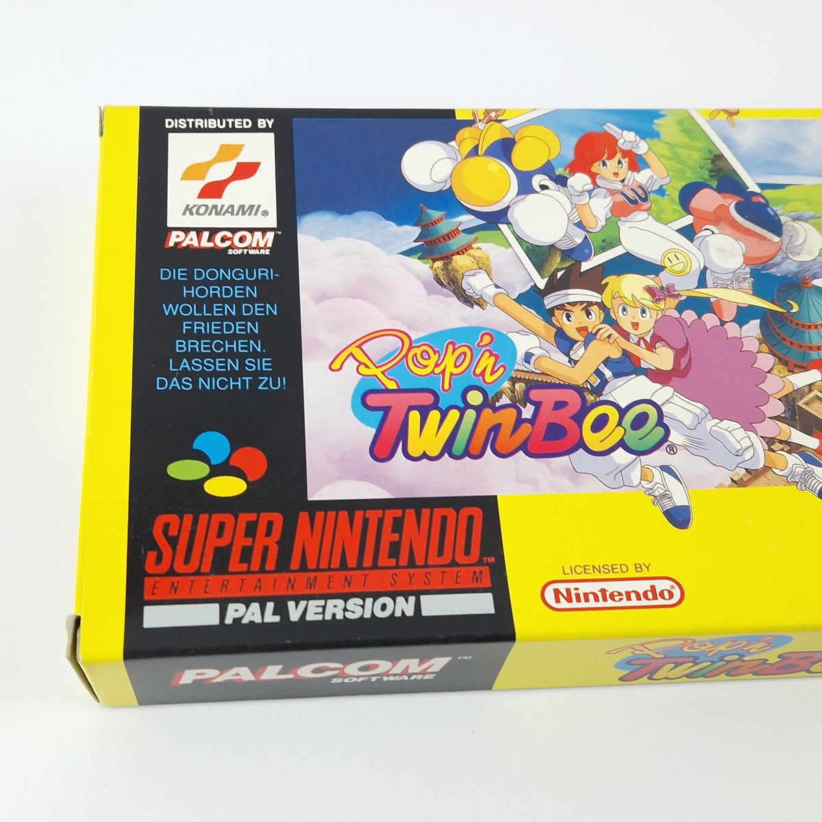 Super Nintendo Spiel – Popn TwinBee nahezu neuwertig OVP