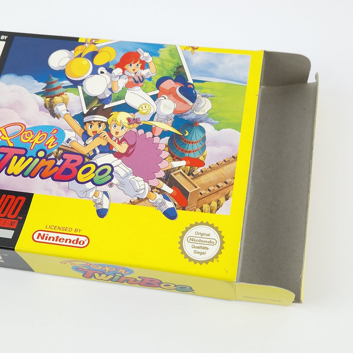 Super Nintendo Spiel – Popn TwinBee nahezu neuwertig OVP