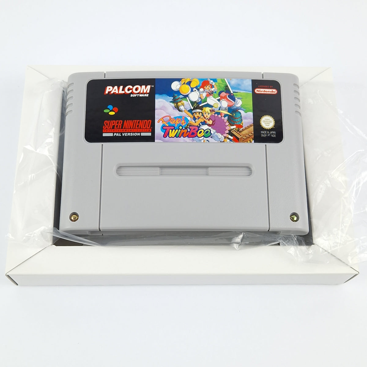Super Nintendo Spiel – Popn TwinBee nahezu neuwertig OVP