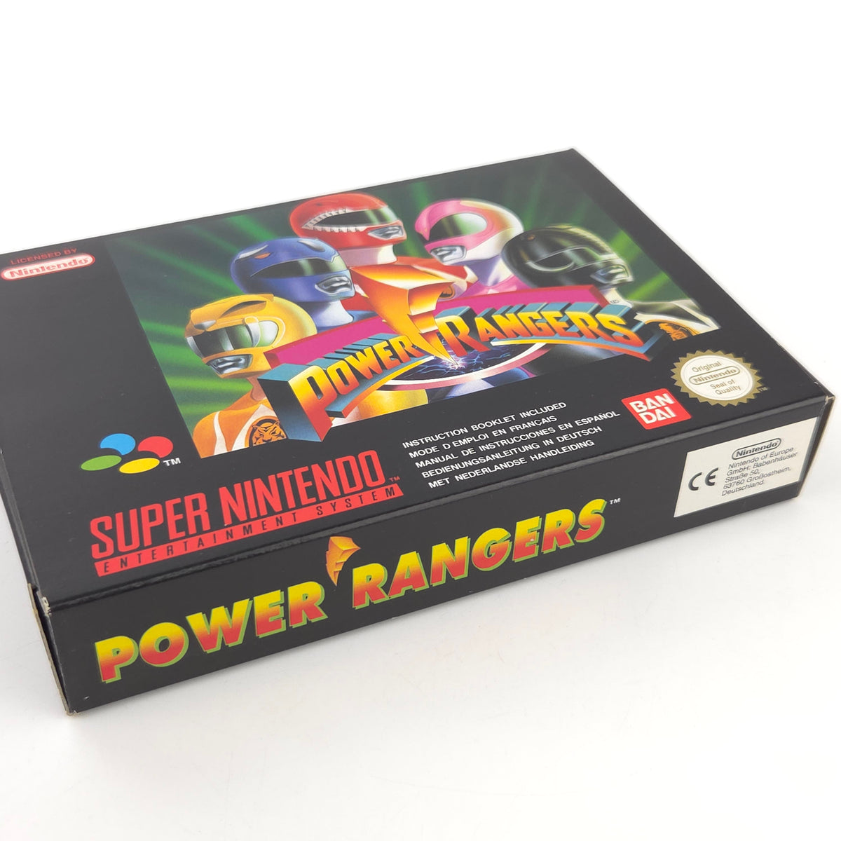 Super Nintendo Spiel Power Rangers OVP PAL