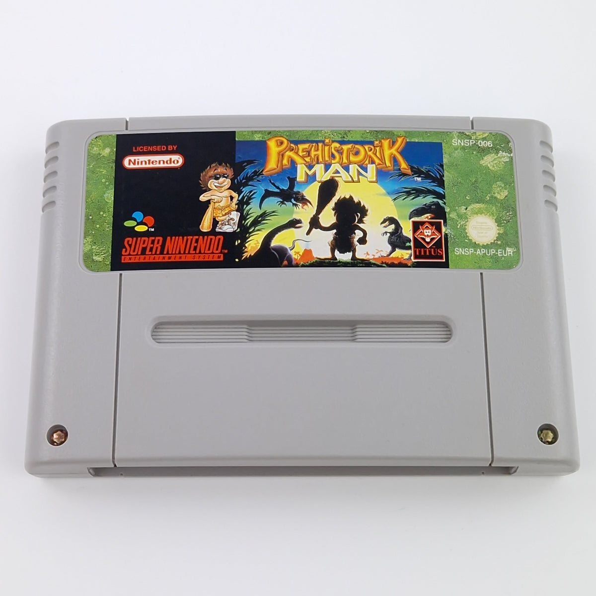 Super Nintendo Spiel – Prehistorik Man SNES Modul PAL