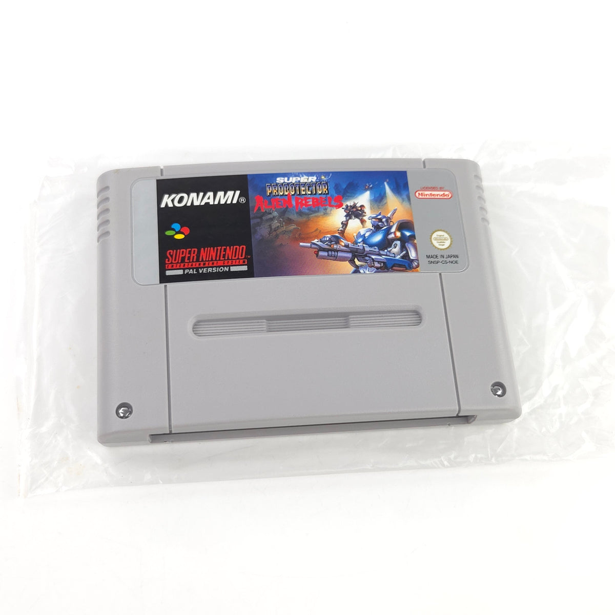 Super Nintendo Spiel Super Probotector OVP PAL DE