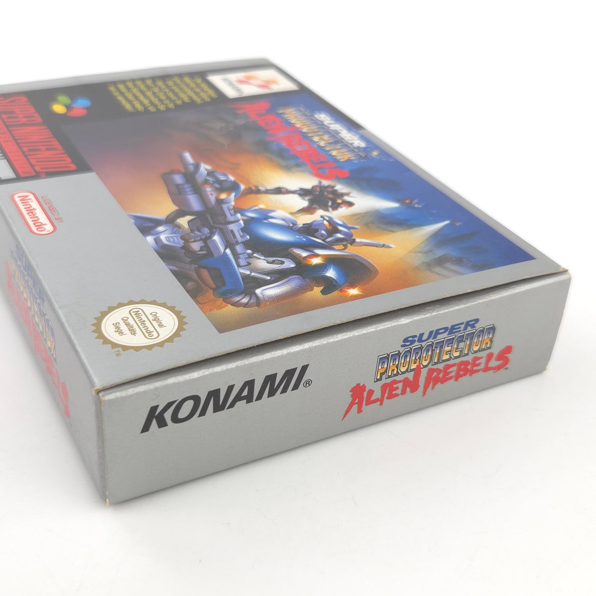 Super Nintendo Spiel Super Probotector OVP PAL DE