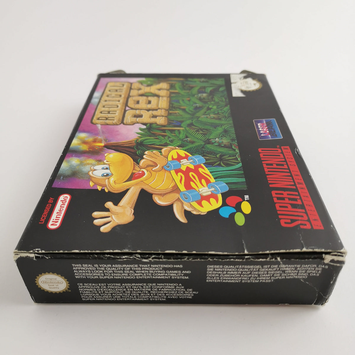 Super Nintendo Spiel – Radical Rex OVP PAL EUR CIB
