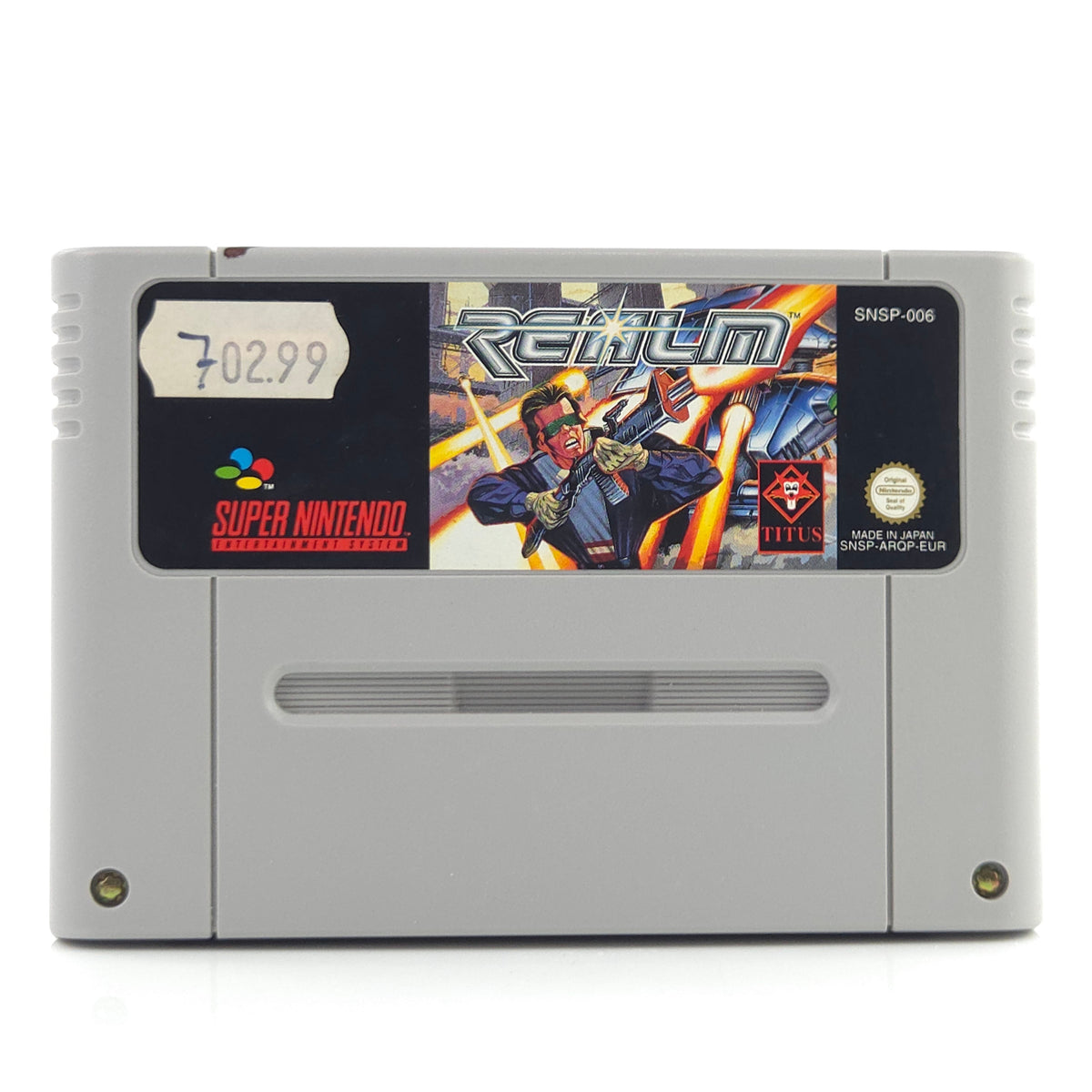 Super Nintendo Spiel – REALM SNES Modul PAL EUR