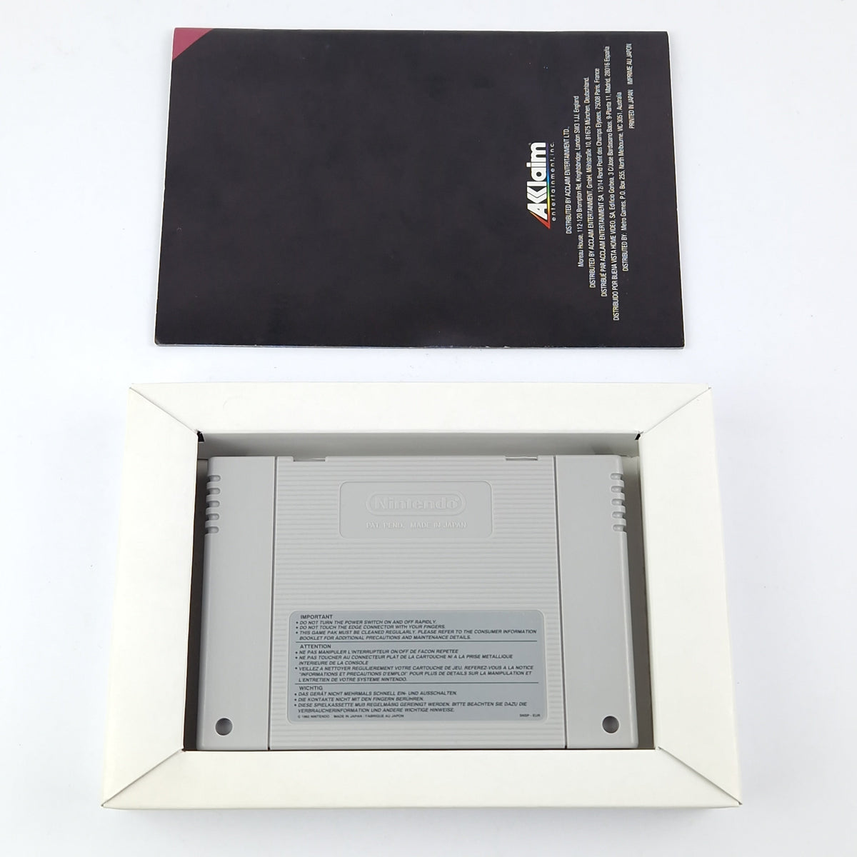 Super Nintendo Spiel – Rise of the Robots OVP SNES PAL