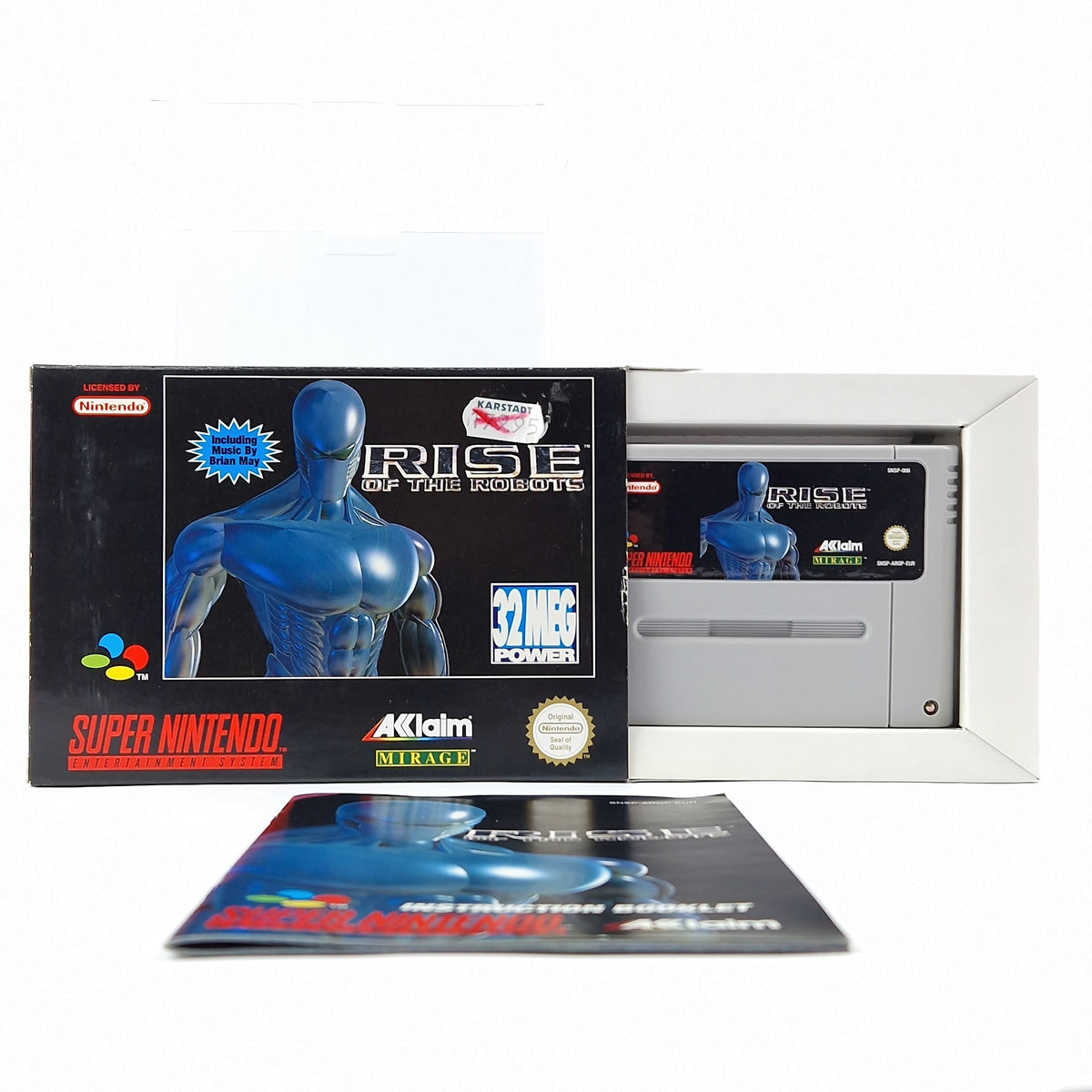 Super Nintendo Spiel – Rise of the Robots OVP SNES PAL