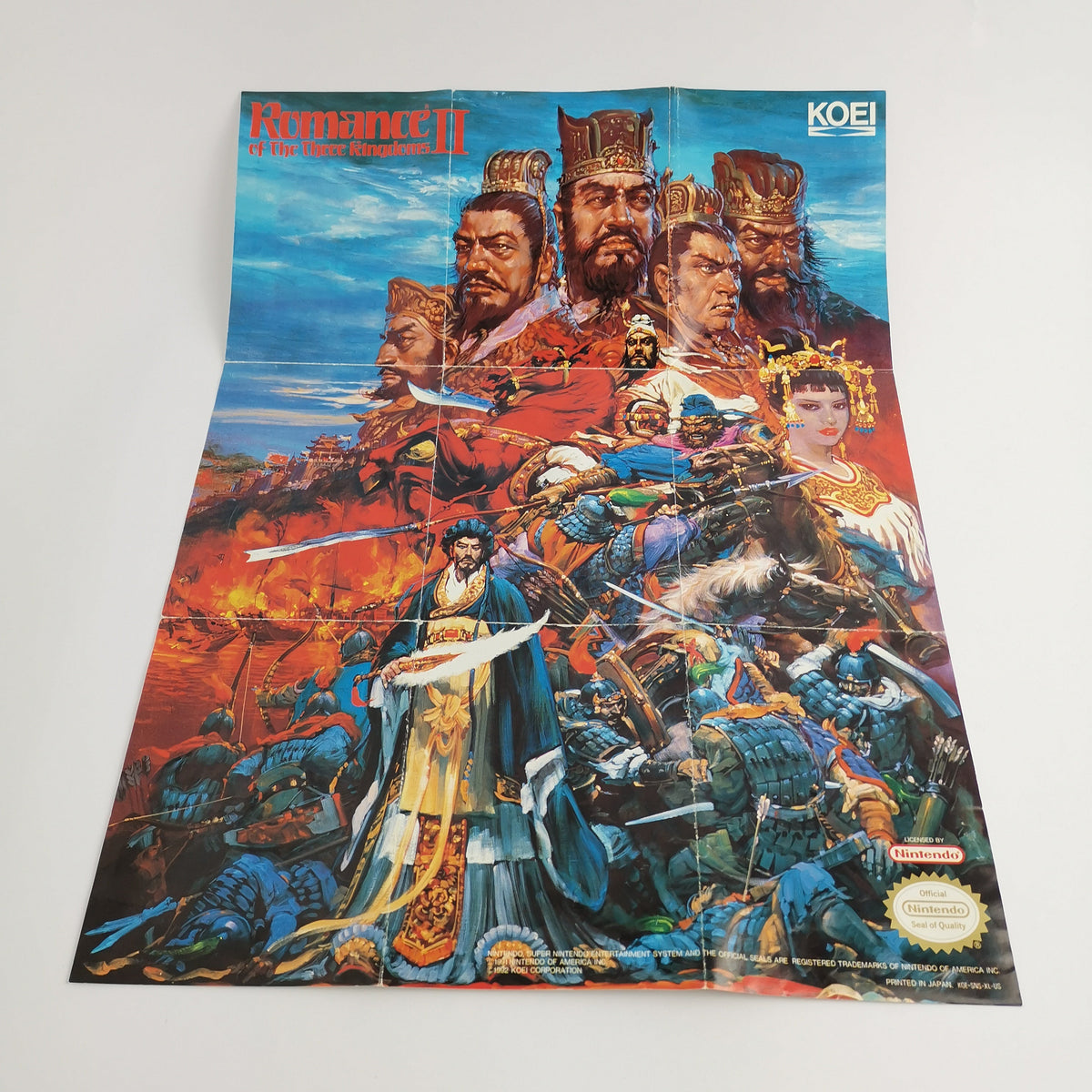 Super Nintendo Spiel – Romance of the Three Kingdoms II OVP